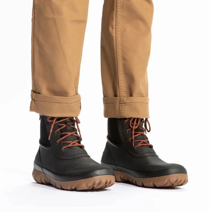 Online * Men'S Arcata Urban Lace Dark Brown Bogs Exclusive Design