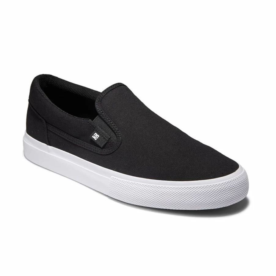New * Men'S Manual Slip-On Black/White Dc Popular