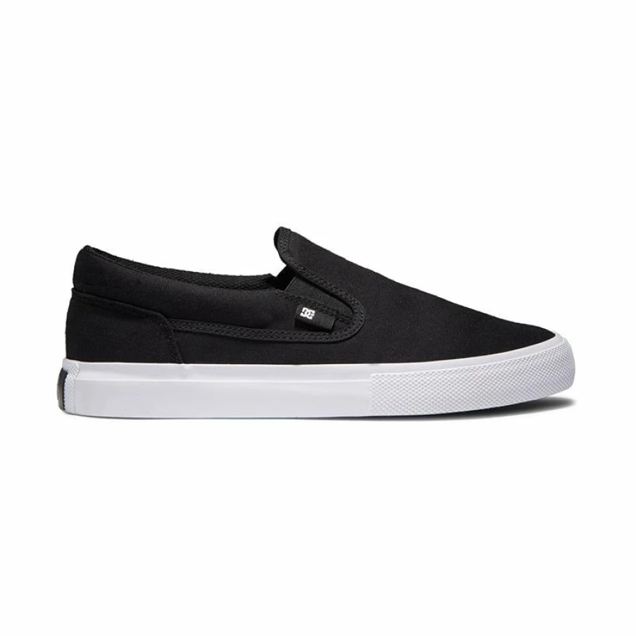 New * Men'S Manual Slip-On Black/White Dc Popular
