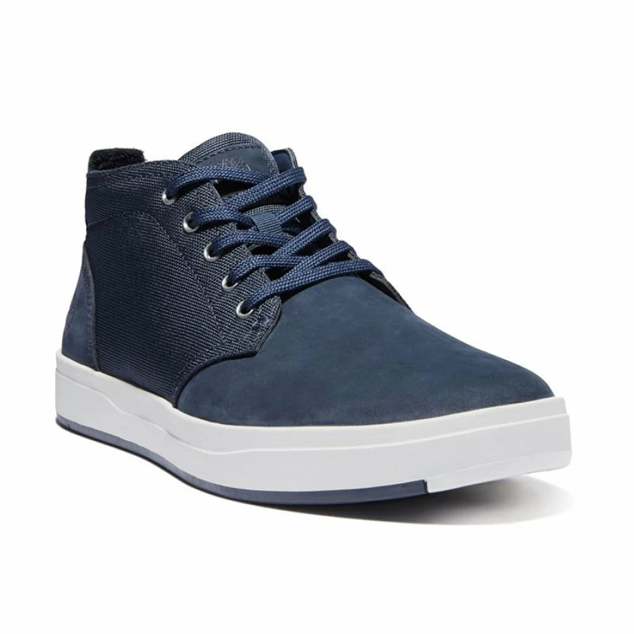 Clearance * Men'S Davis Square Navy Nubuck The Timberland Company Original