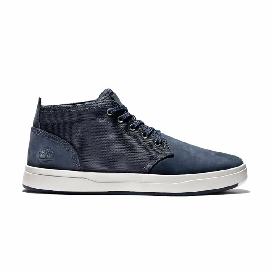 Clearance * Men'S Davis Square Navy Nubuck The Timberland Company Original