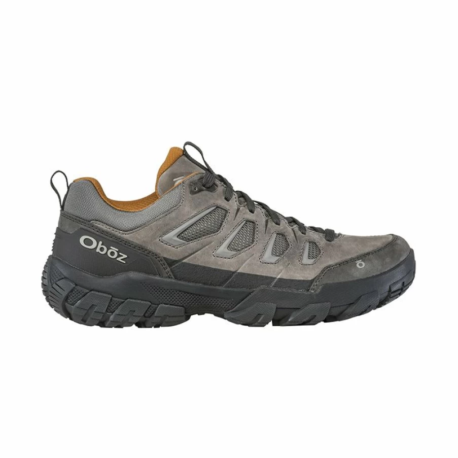 Online * Men'S Sawtooth X Low Hazy Grey Oboz Best Choice