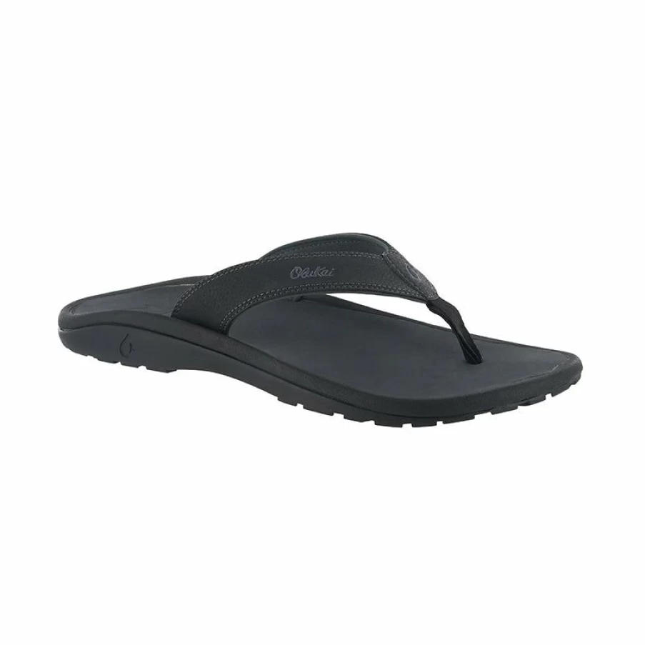 New * Men'S Ohana Black/Black Olukai Lower Prices