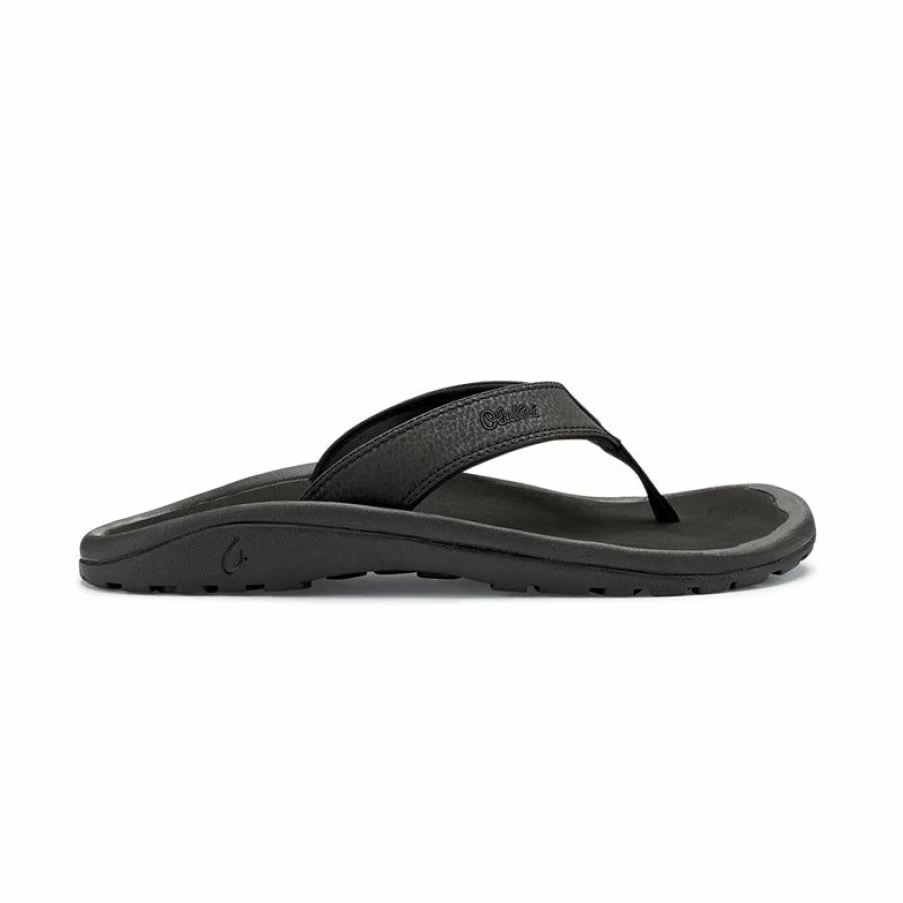 New * Men'S Ohana Black/Black Olukai Lower Prices