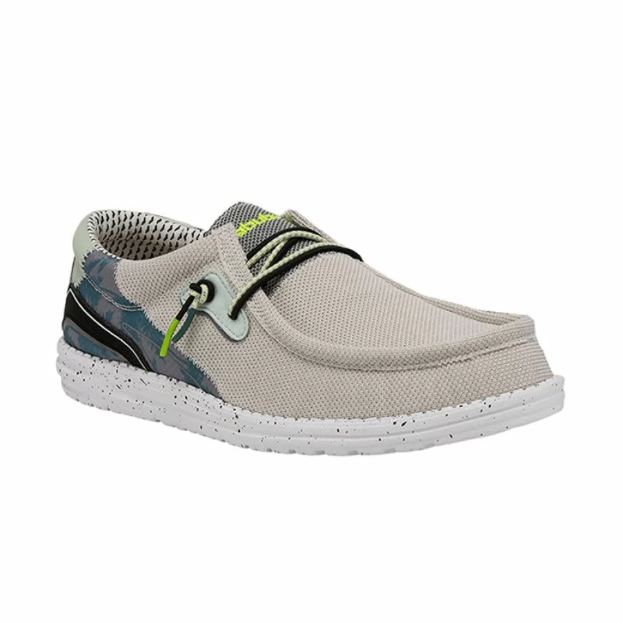 Clearance * Men'S Wally Hawk White Palms Heydude Popular