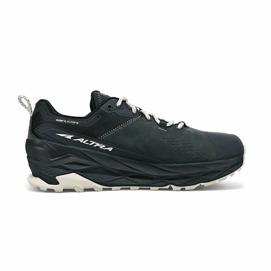 Clearance * Men'S Olympus 5 Hike Low Gtx Black/Grey Altra Top Selling