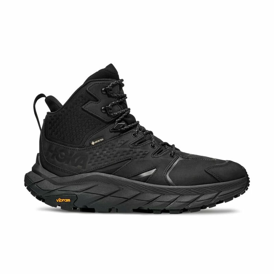 Hot * Men'S Anacapa Mid Gore-Tex Black/Black Hoka Lower Prices