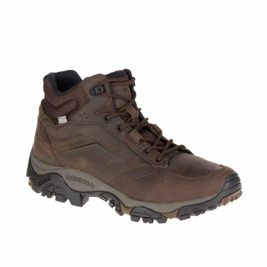 Online * Men'S Moab Adventure Mid Waterproof Dark Earth Merrell Popular