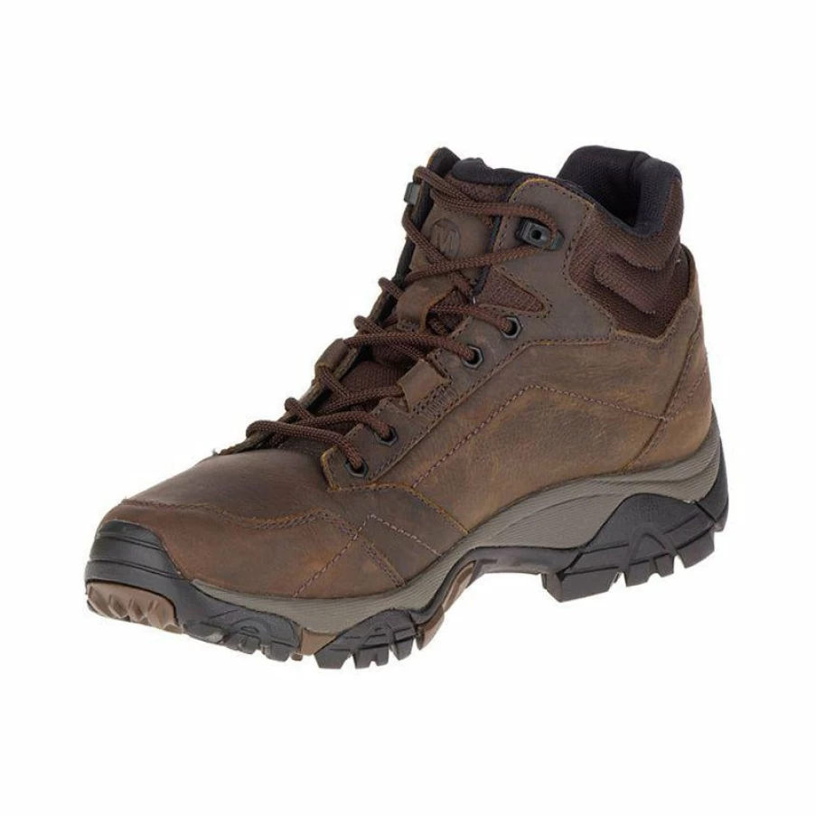 Online * Men'S Moab Adventure Mid Waterproof Dark Earth Merrell Popular