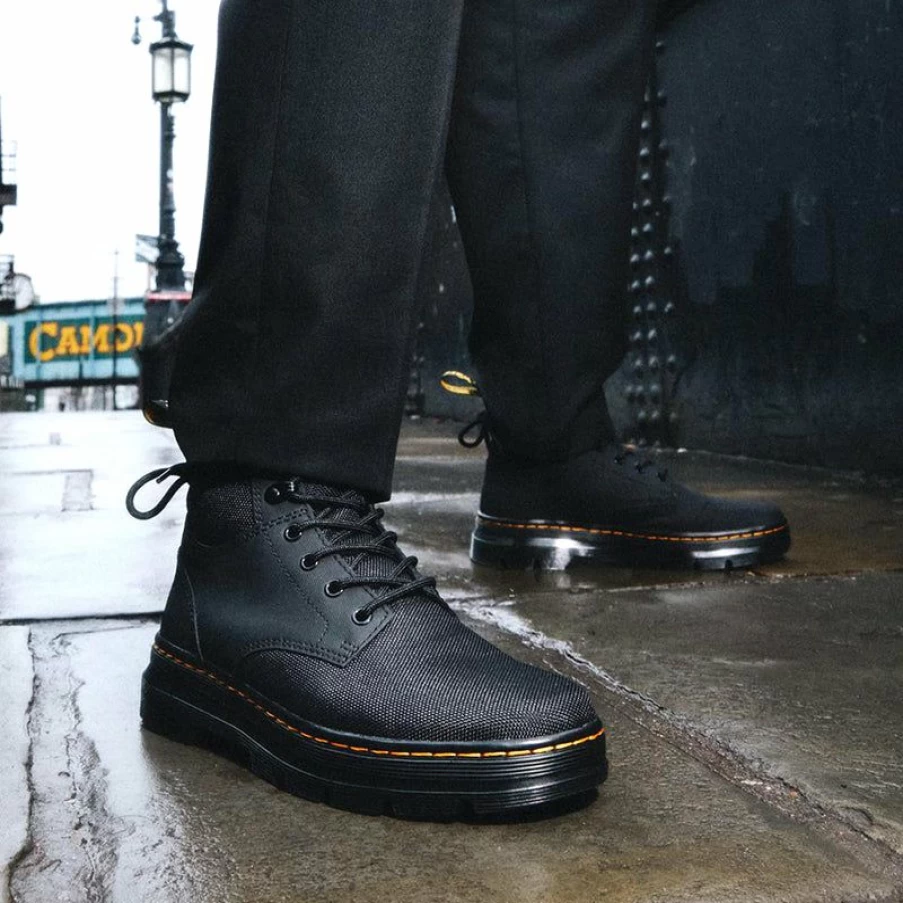 Wholesale * Men'S Rakim Black Extra Tough Dr. Martens Fire Sale