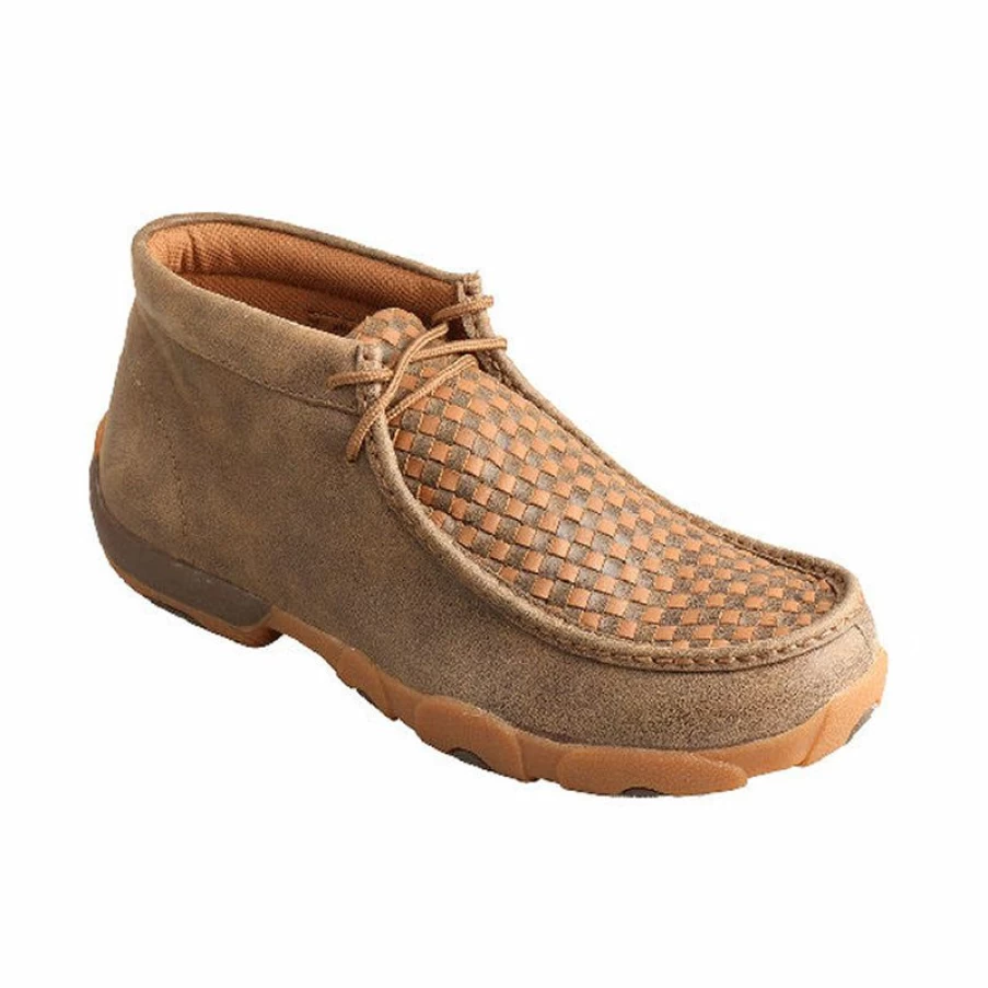 Online * Men'S Chukka Driving Moc Bomber/Tan Twisted X Discount Sale