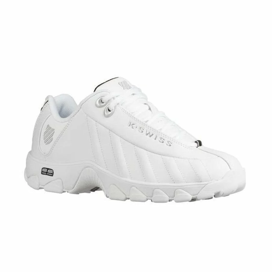 Clearance * Men'S St 329 Cmf White/Black/Silver K*Swiss Fire Sale
