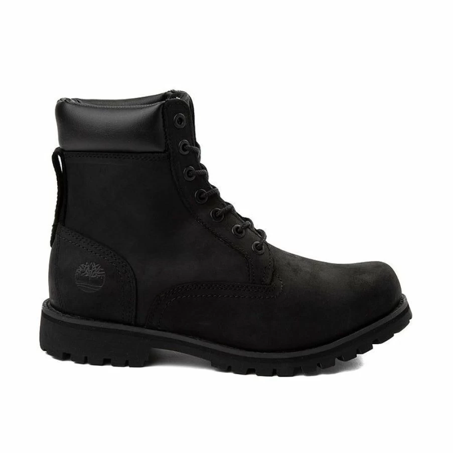 Online * Men'S 6 Premium Waterproof Black Nubuck The Timberland Company Fire Sale