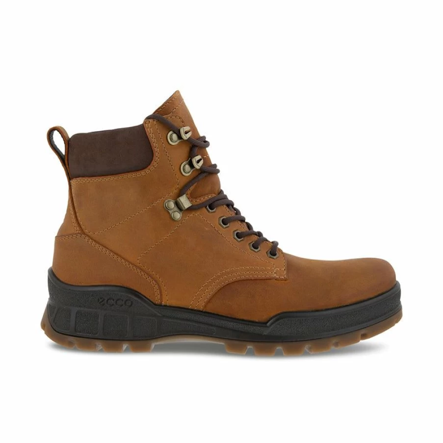 Wholesale * Men'S Track 25 Plain Toe Boot Amber Ecco Top Sellers