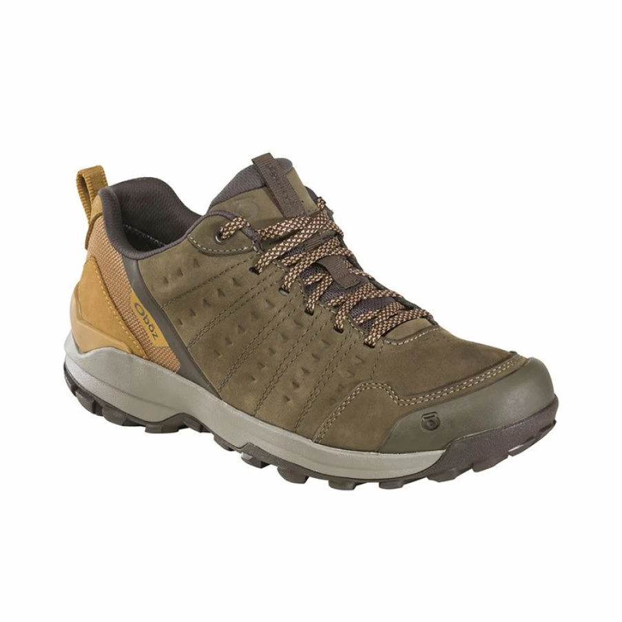 Hot * Men'S Sypes Low Leather Waterproof (Wide) Wood Oboz Original