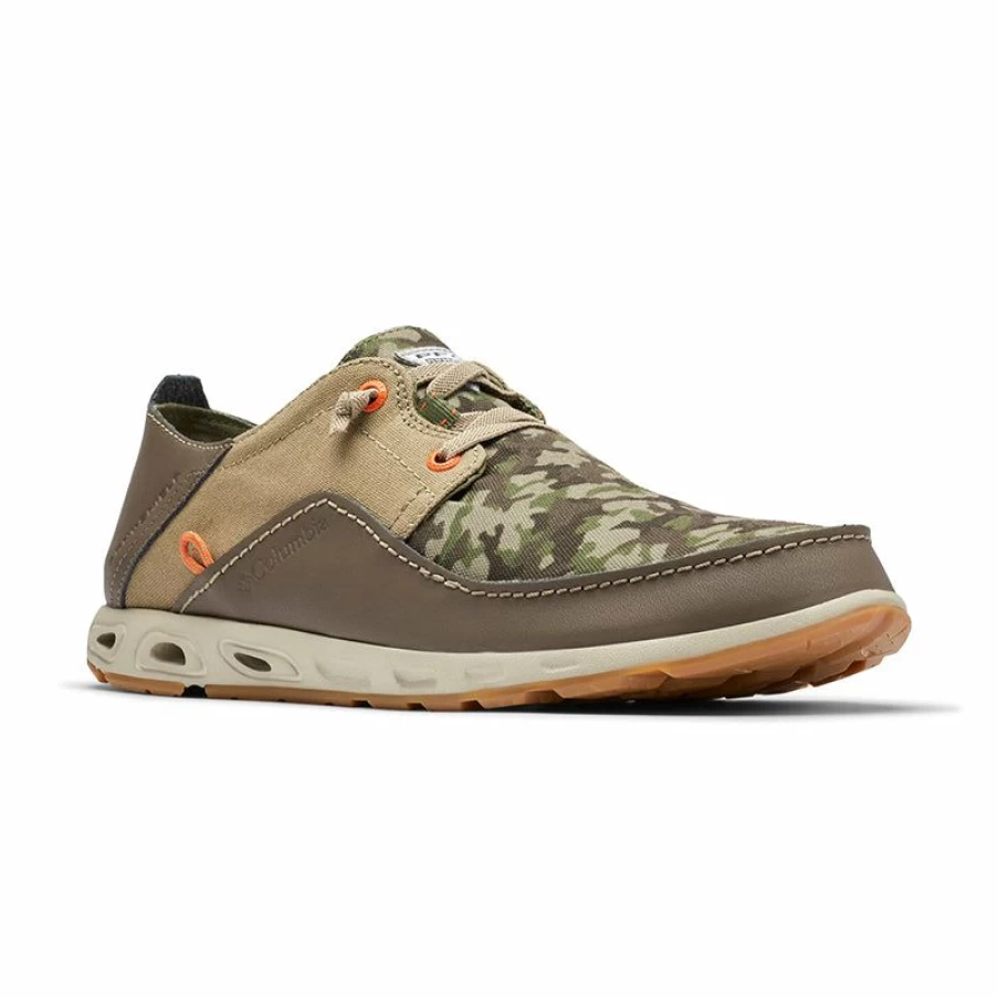 Best * Men'S Bahama Vent Relaxed Pfg Pebble/Heatwave Columbia Discount Sale