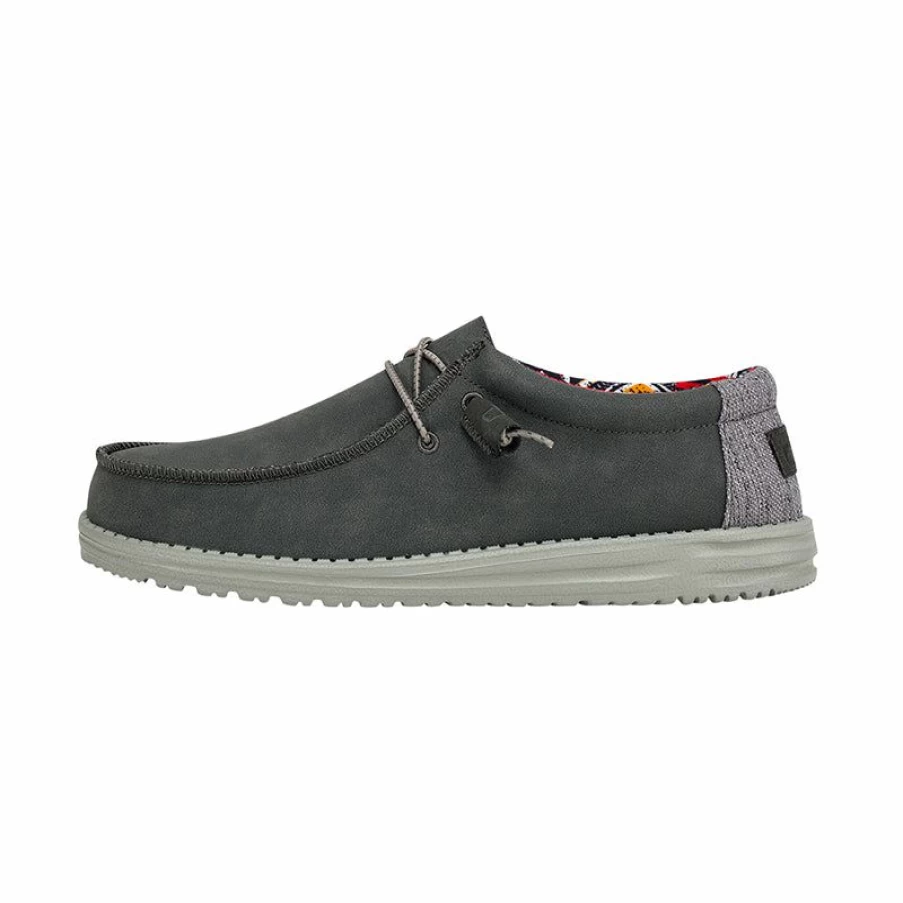 New * Men'S Wally Recycled Leather Quarry Heydude Top Sellers
