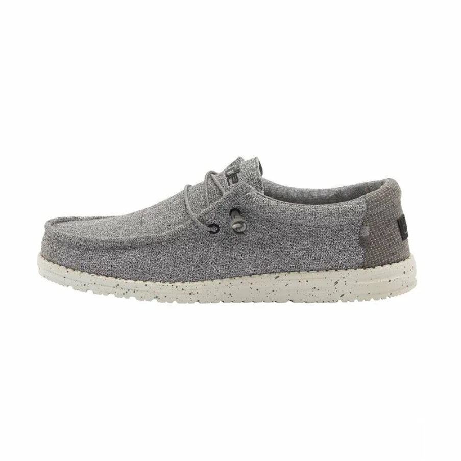 New * Men'S Wally Slate Houndstooth Heydude Best Choice