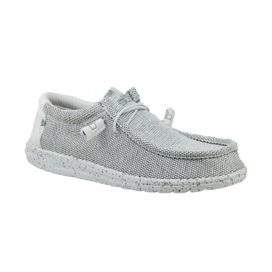 New * Men'S Wally Sox Stone/White Heydude Best Quality
