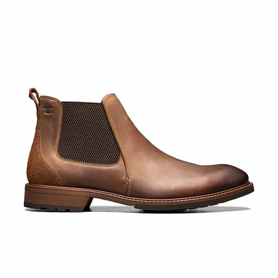 Wholesale * Men'S Lodge Plain Toe Brown Crazy Horse Florsheim Top Sellers