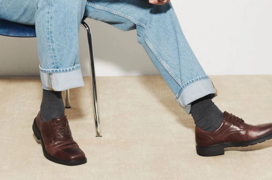 New * Men'S Helsinki 2.0 Bike Toe Tie Mink Ecco Top Selling