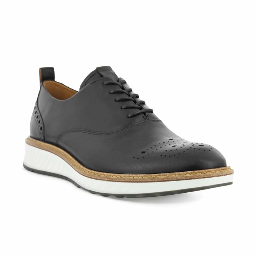 New * Men'S St.1 Hybrid Derby Wing Black Ecco Top Sellers