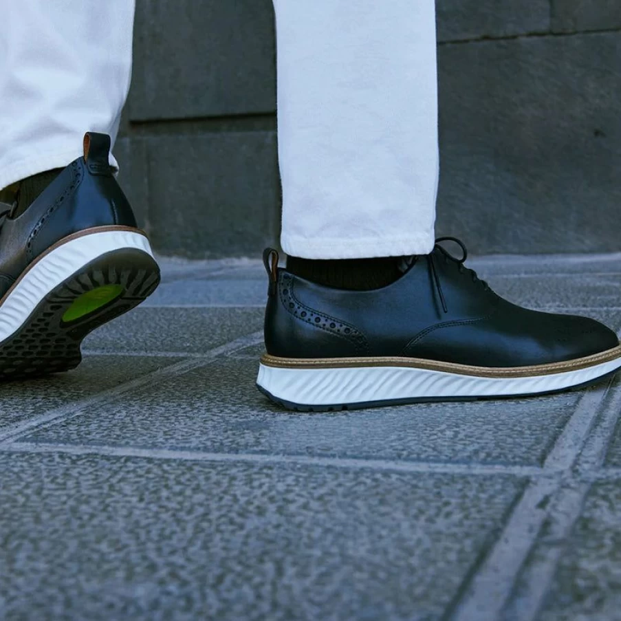 New * Men'S St.1 Hybrid Derby Wing Black Ecco Top Sellers