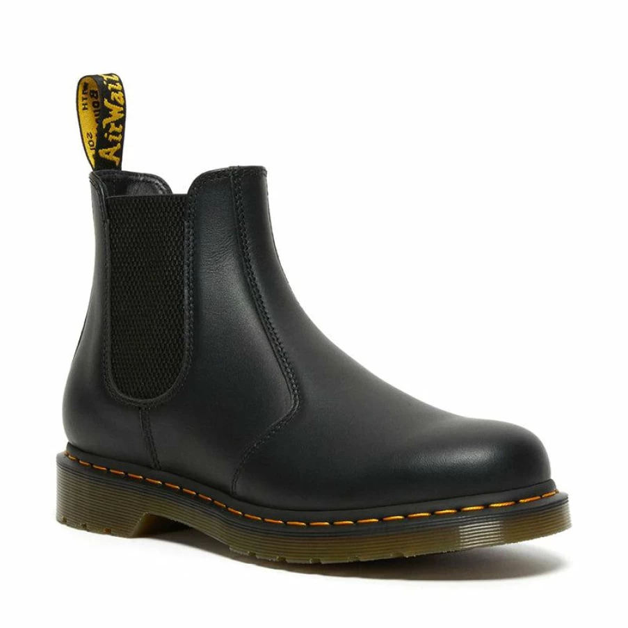 Wholesale * Men'S 2976 Black Nappa Dr. Martens Top Sellers