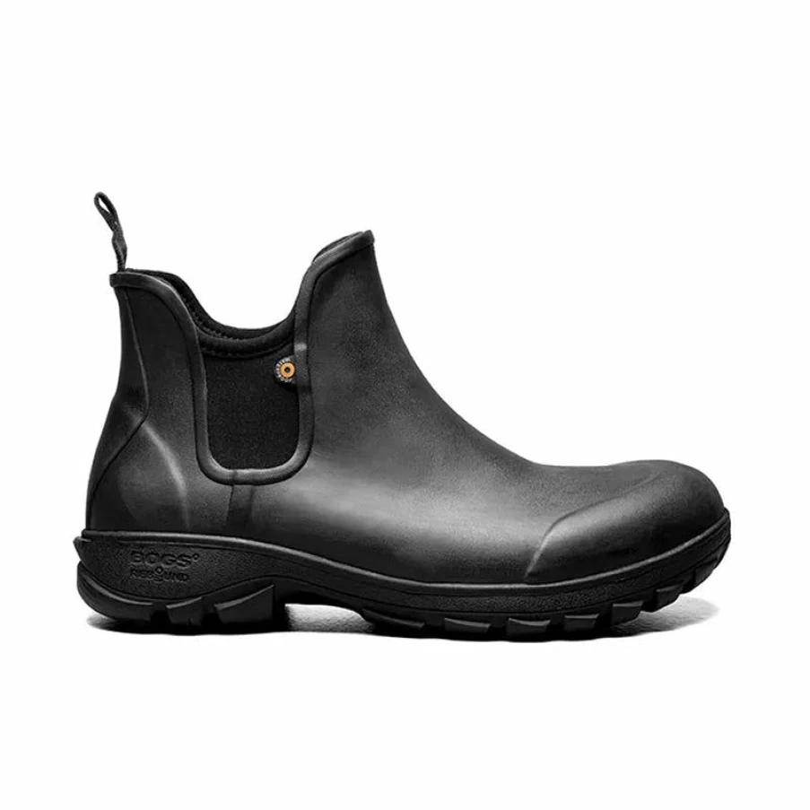Online * Men'S Sauvie Slip On Boot Black Bogs Less Expensive