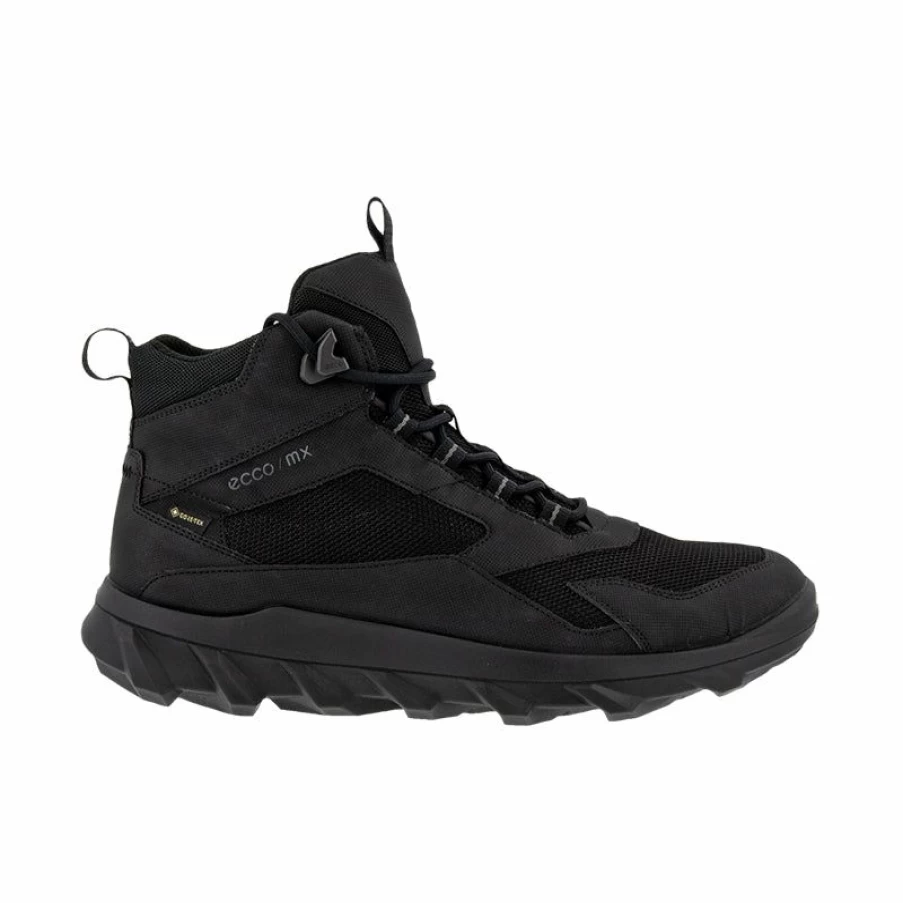 Wholesale * Men'S Mx Mid Boot Gore-Tex Black/Black Ecco Discount Sale