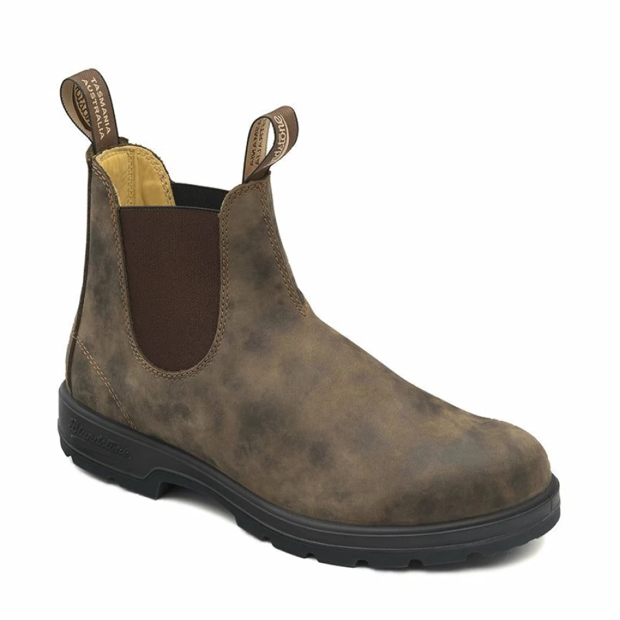 Hot * Men'S Classic Chelsea Rustic Brown Blundstone Fire Sale