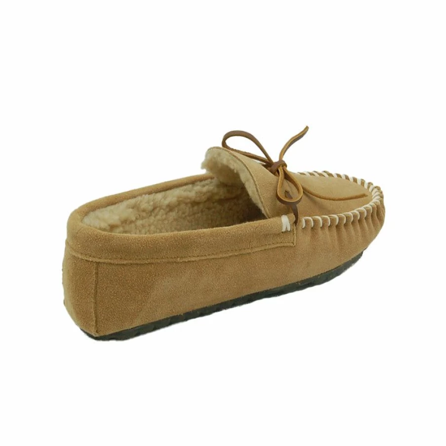 Online * Men'S Clint Classic Trapper Cinnamon Minnetonka Moccasin Best Quality