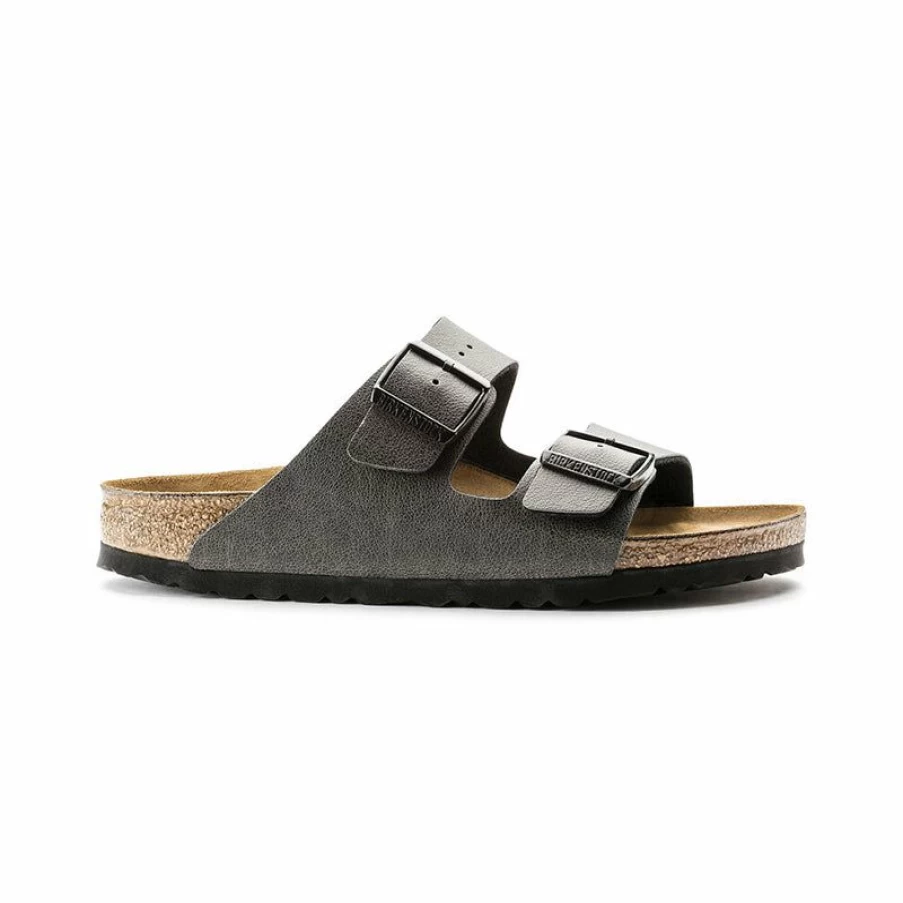 Hot * Men'S Arizona Pull Up Anthracite Birkenstock Top Sellers