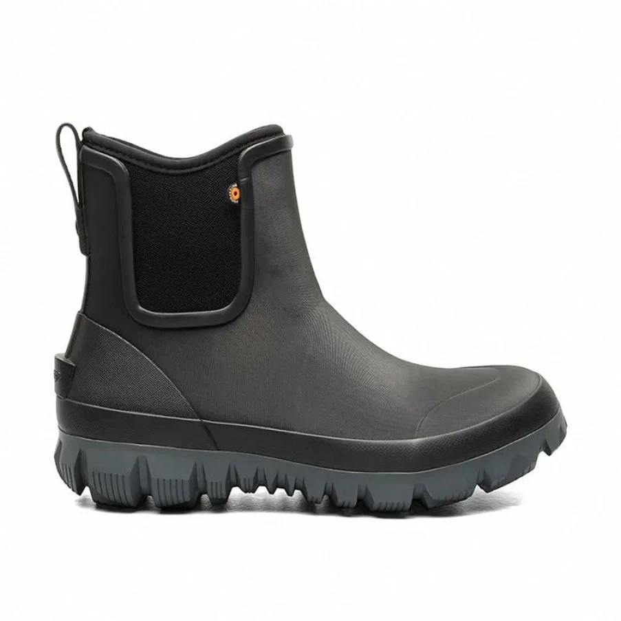 Best * Men'S Arcata Urban Chelsea Black Bogs Hot Sale