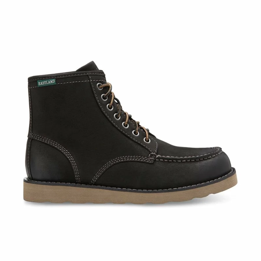 Hot * Men'S Lumber Up Black Leather Eastland Less Expensive